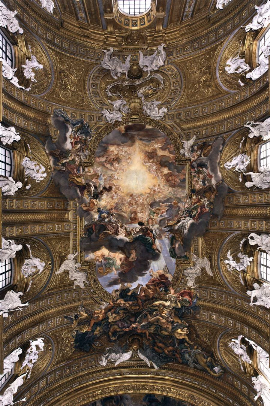Navata della chiesa Il Gesù, Rome